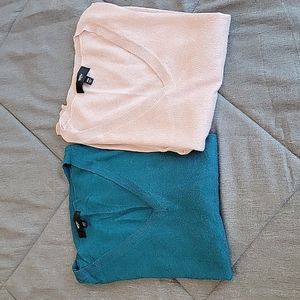 Set of Mossimo V-Neck Pull Over Sweaters
